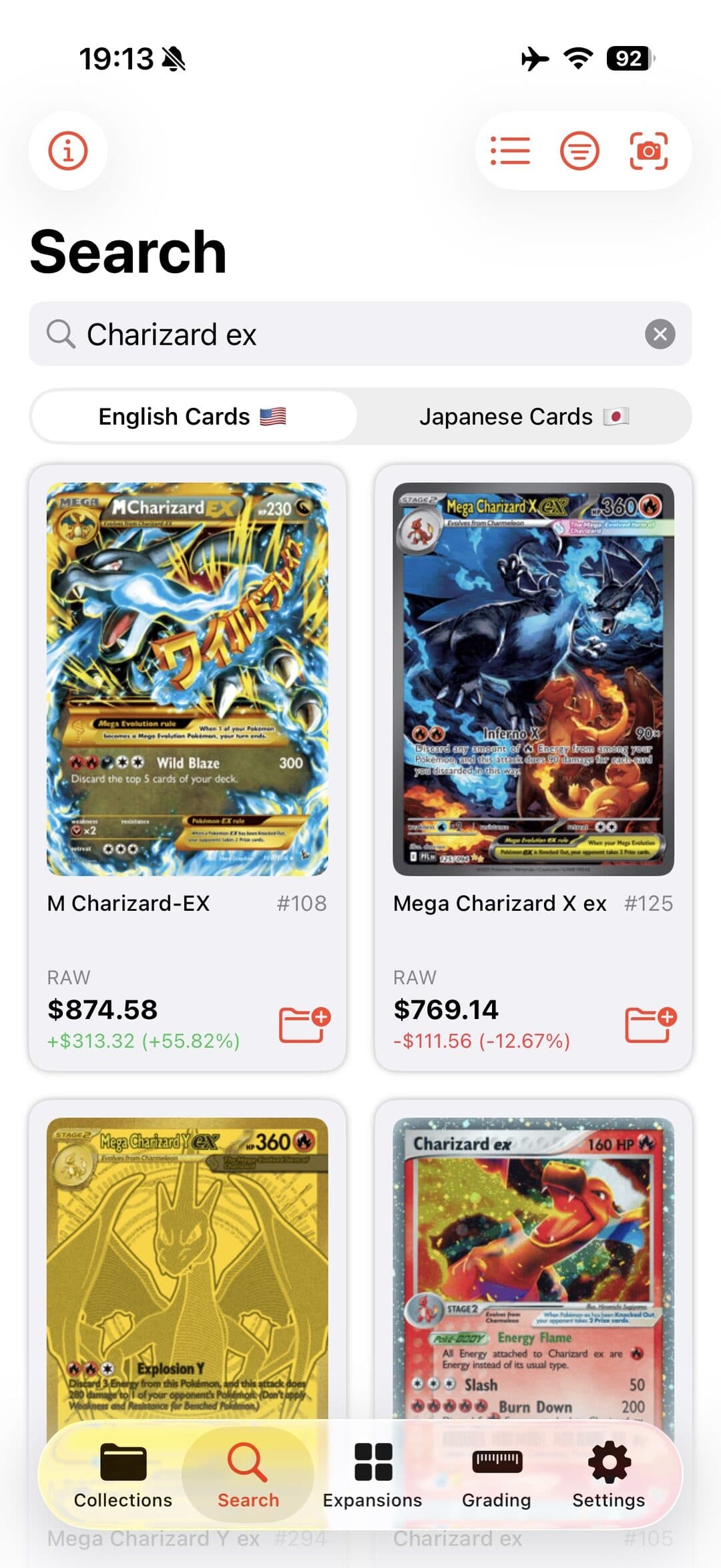 Card Search — Find any card in seconds.